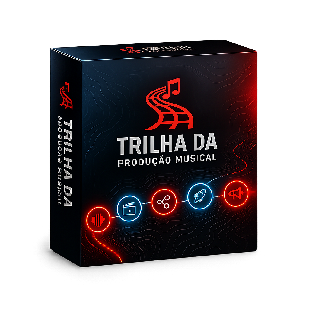 Mockup do curso Trilha da Produção Musical